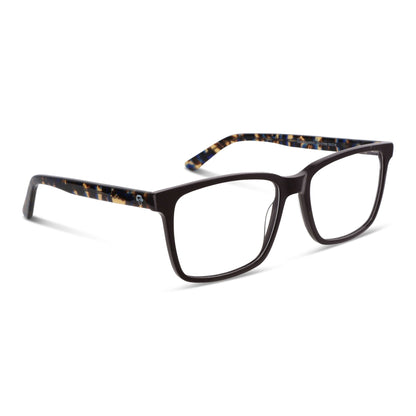 Eduardo XL lentes de lectura hombre café diseño frontal #color_brown