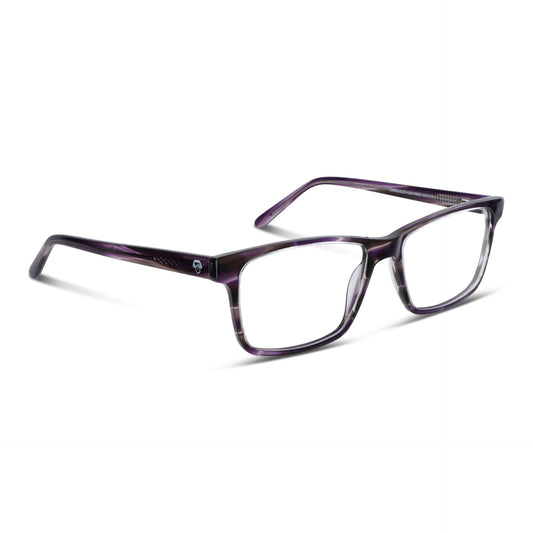 Vista frontal Canelillo lentes con filtro azul color tono morado #color_morado