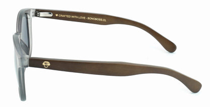 Meli TSP clásico lentes de sol madera negro vista frontal con protección UV400 #color_negro