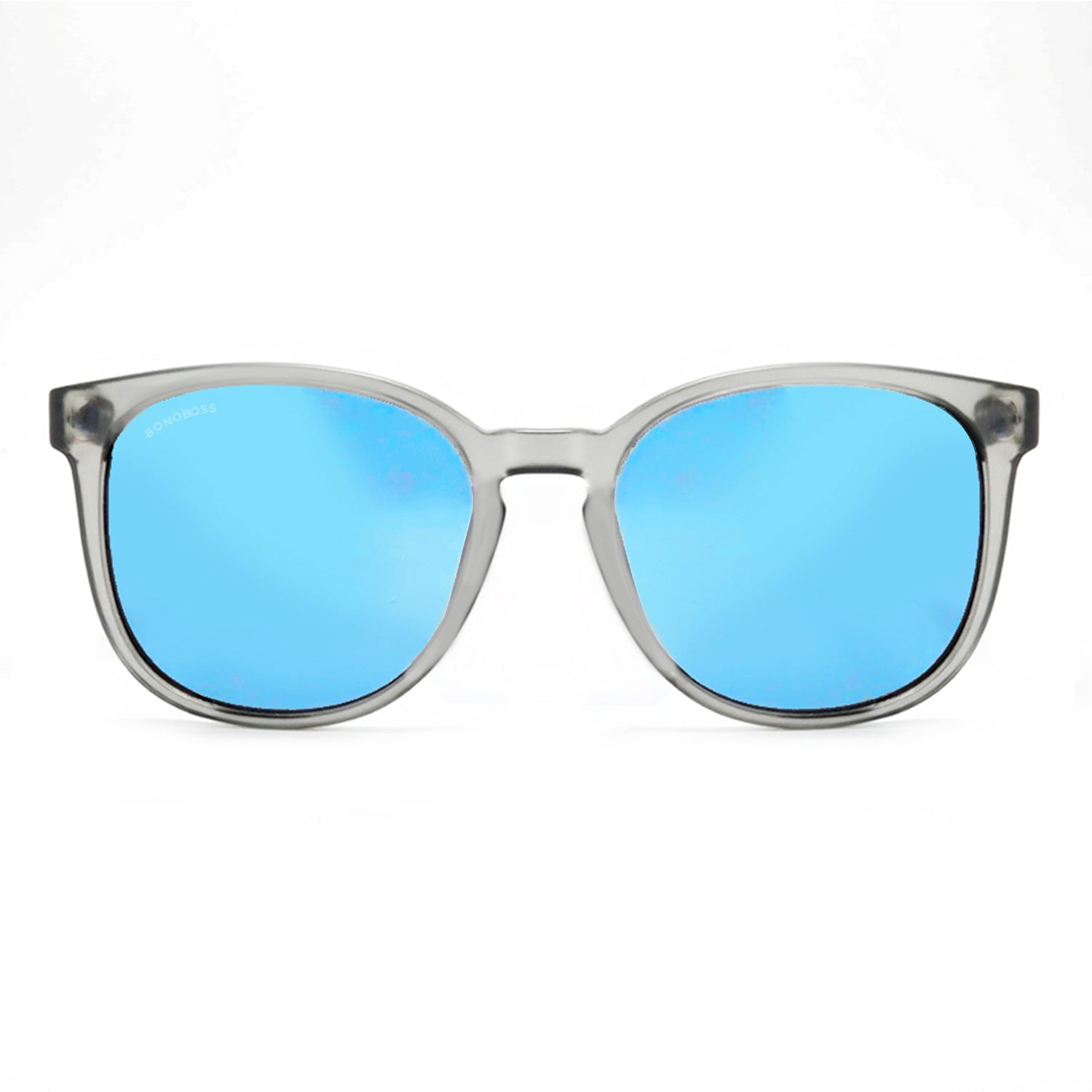 Diseño Meli TSP lentes de sol color espejado azul brillante frontal hombre y mujer #color_espejado-azul