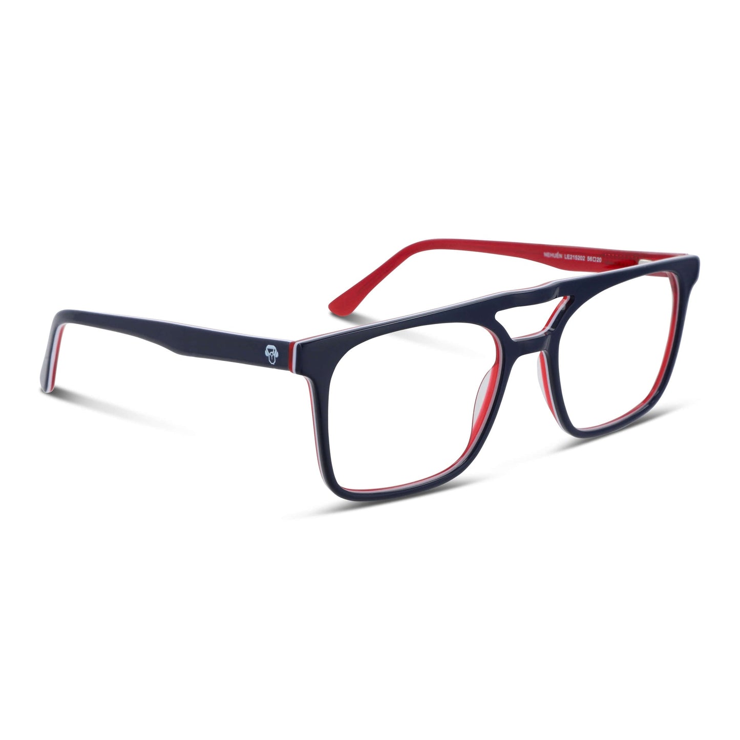 Vista frontal de Nehuén gafas ópticos color azul para mujer #color_azul