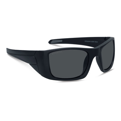 Futaleufu lentes para correr negro vista frontal para hombre y mujer #color_negro