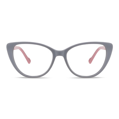 Emma lentes filtro azul gris vista frontal estilo mujer #color_gris