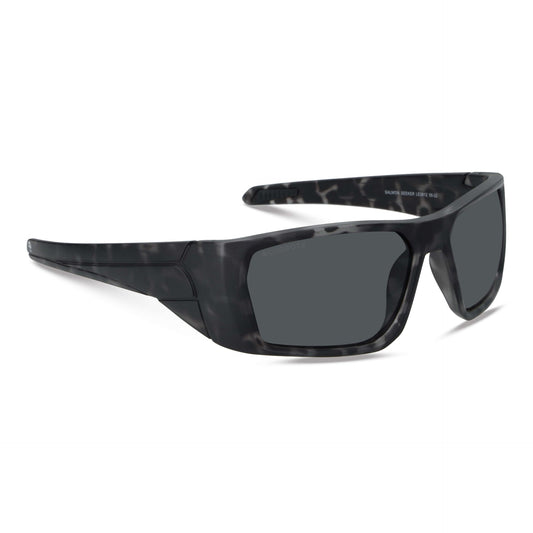 lentes anteojos de sol deportivos polarizados opticos para curvos con o sin receta para pesca gafas envolventes de plastico reciclado sustentable ecologico con o sin receta regalo corporativo vista angulada #color_dark-camo