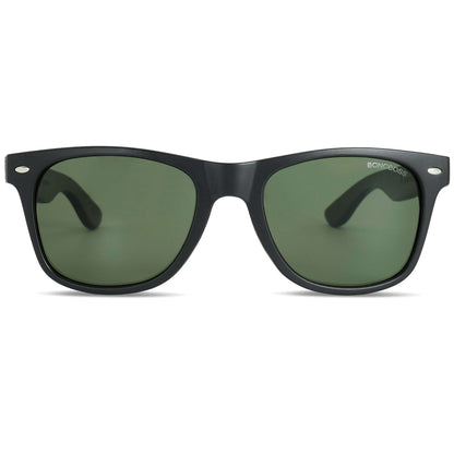 Frontal Acacia Dark lentes de sol hombre verde militar G15 plástico reciclado #color_g15