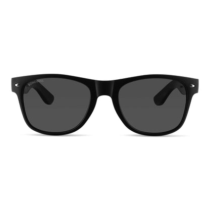 Acacia Nogal lentes de sol vista frontal diseño universal #color_smoke