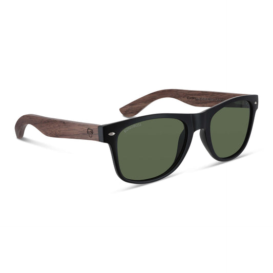 Acacia Nogal lentes polarizados G15 verde militar vista frontal para hombre y mujer #color_g15