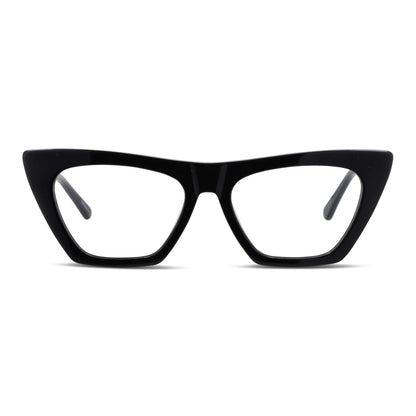 Rosario lentes de lectura color negro de frente con pregraduados #color_negro
