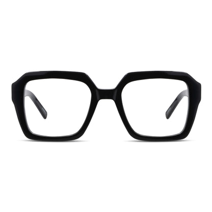 Rapel lentes filtro azul negro vista frontal estilo mujer #color_negro