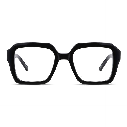 Rapel lentes filtro azul negro vista frontal estilo mujer #color_negro