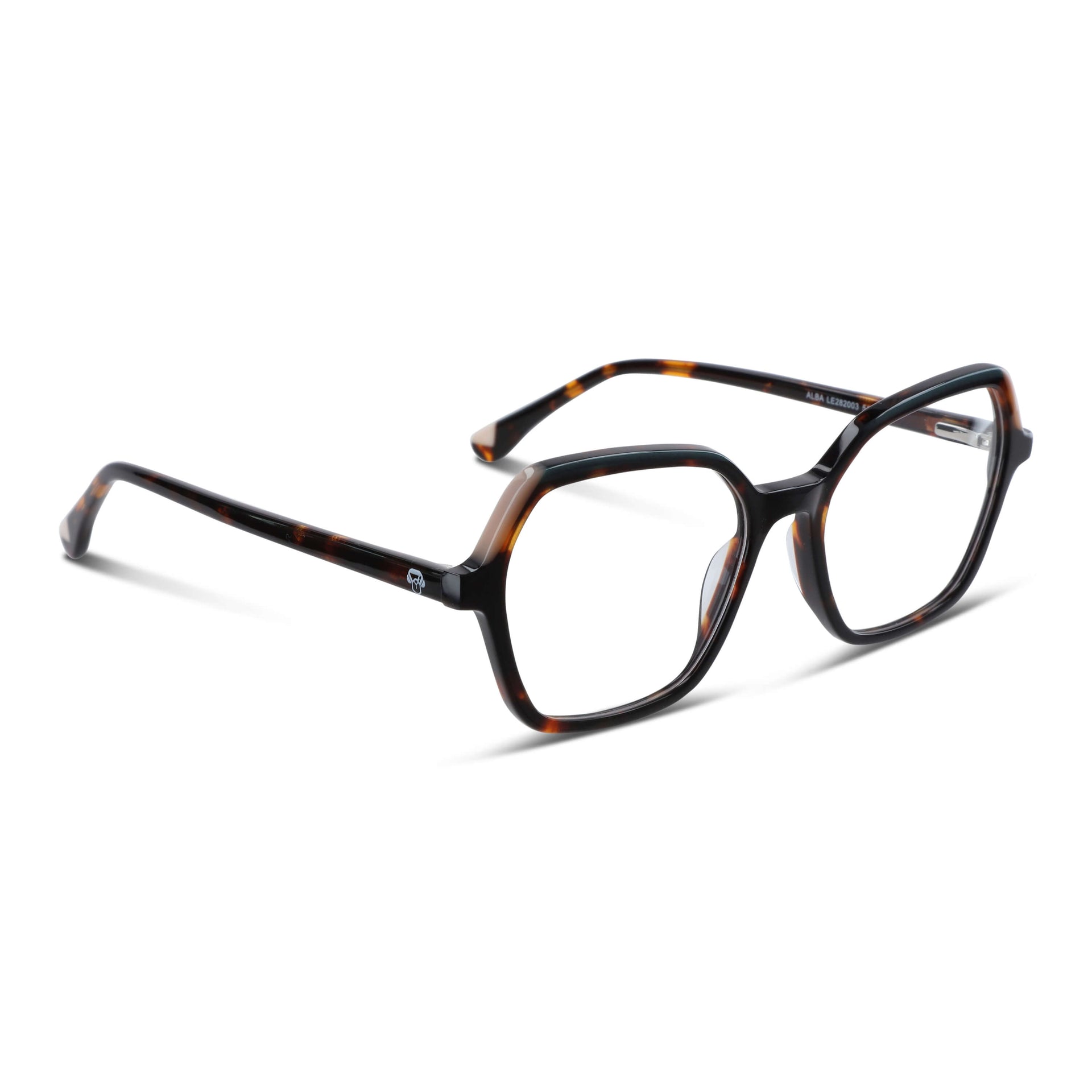 Alba en carey tortoise lentes presbicia de frente diseño premium #color_carey