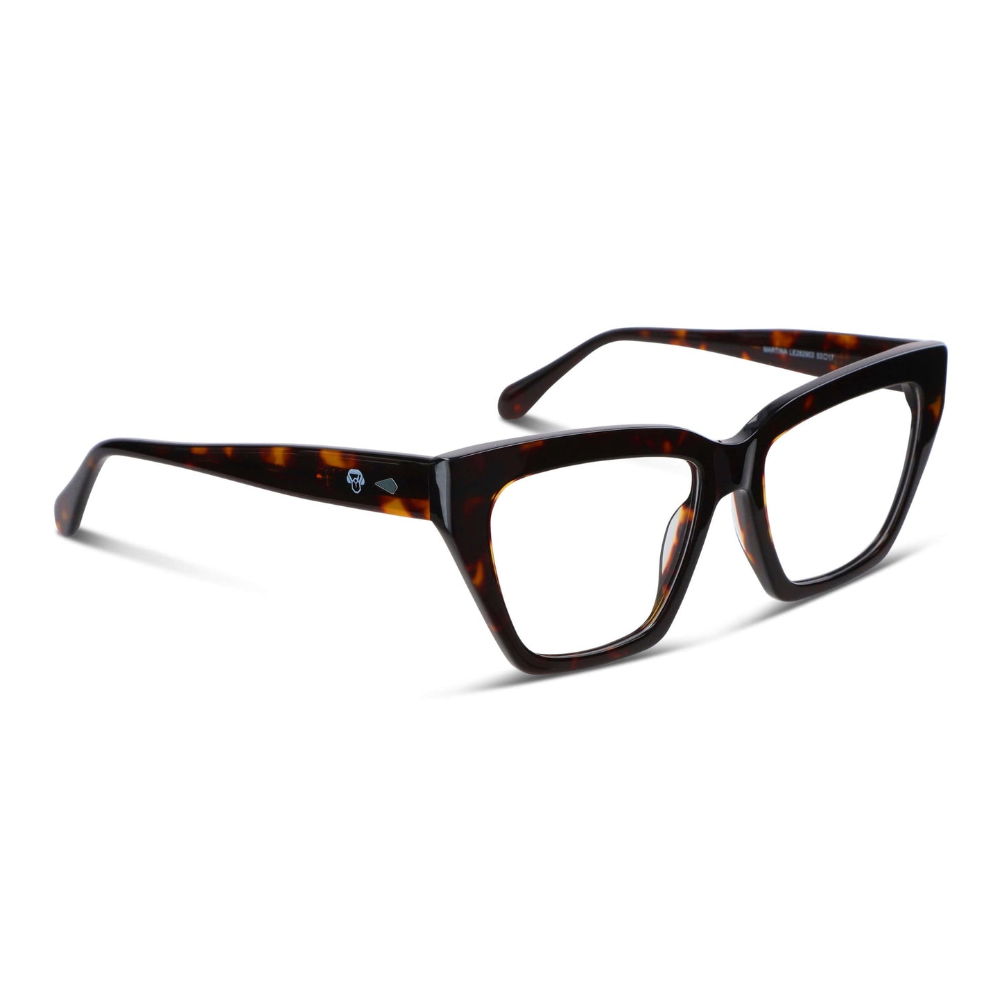 Martina lentes con receta carey tortoise vista frontal para mujer #color_carey