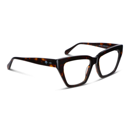 Martina lentes con receta carey tortoise vista frontal para mujer #color_carey