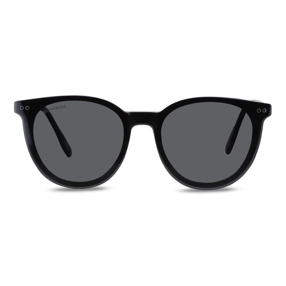Ipa Clip Sol clásico lentes con imán negro vista frontal con filtro luz azul #color_negro