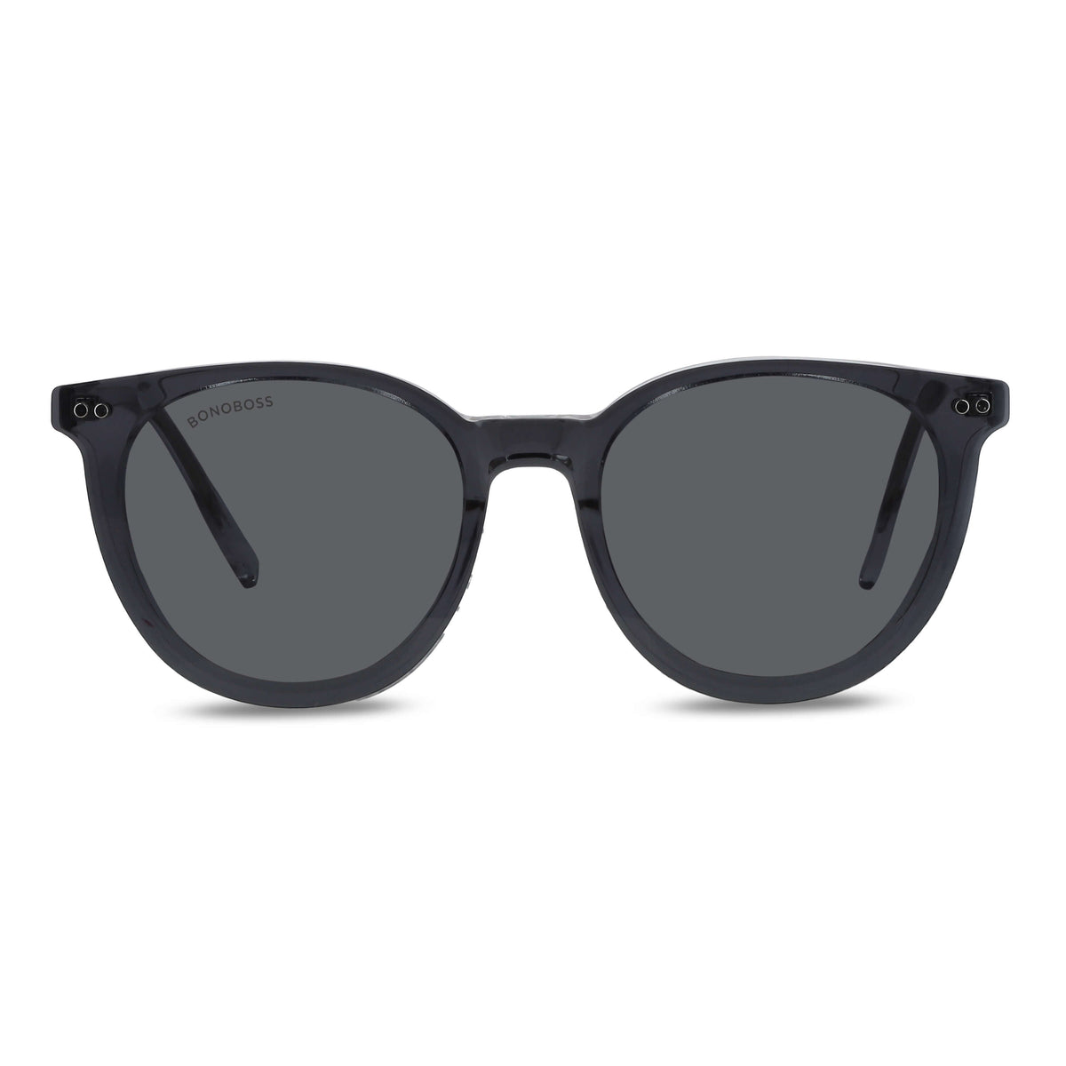 Modelo Ipa Clip Sol lentes ópticos clip on cristal transparente frontal unisex #color_transparente