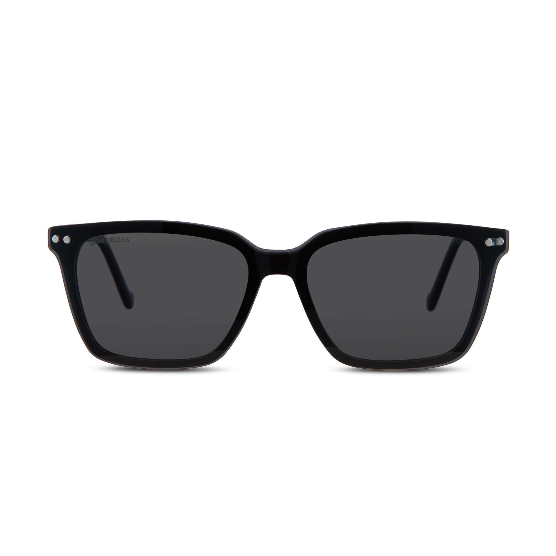 Negro azabache Kai Kai Clip sobrelentes vista de frente unisex #color_negro