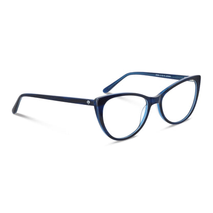 Emily lentes pregraduados azul vista frontal para mujer #color_azul