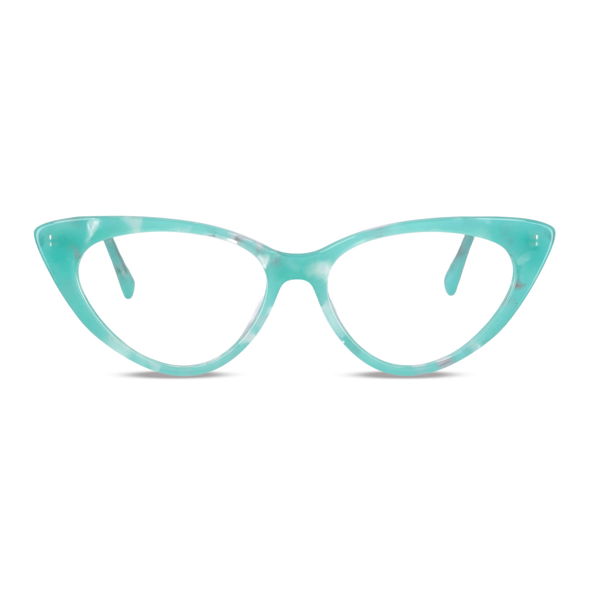 Vista frontal de Hamburgo lentes de lectura mujer color calipso #color_calipso