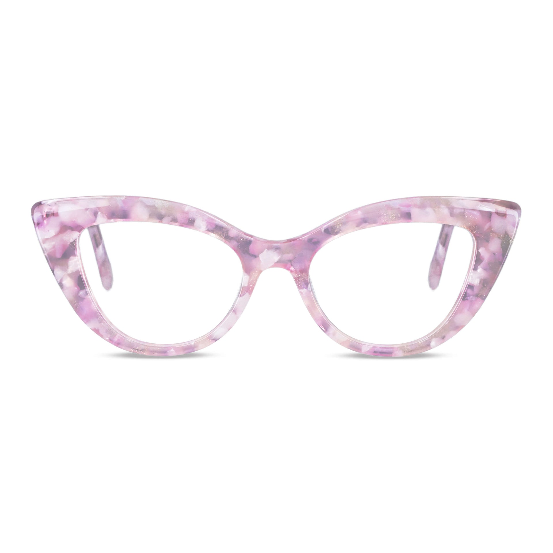 Rosado Helsinki lentes de lectura hombre vista de frente #color_rosado