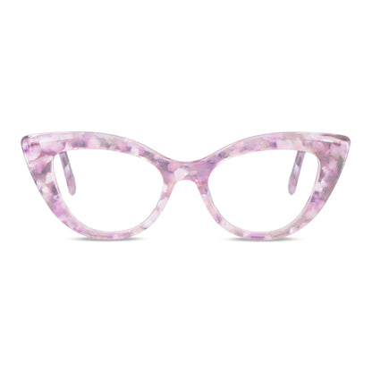 Rosado Helsinki lentes de lectura hombre vista de frente #color_rosado