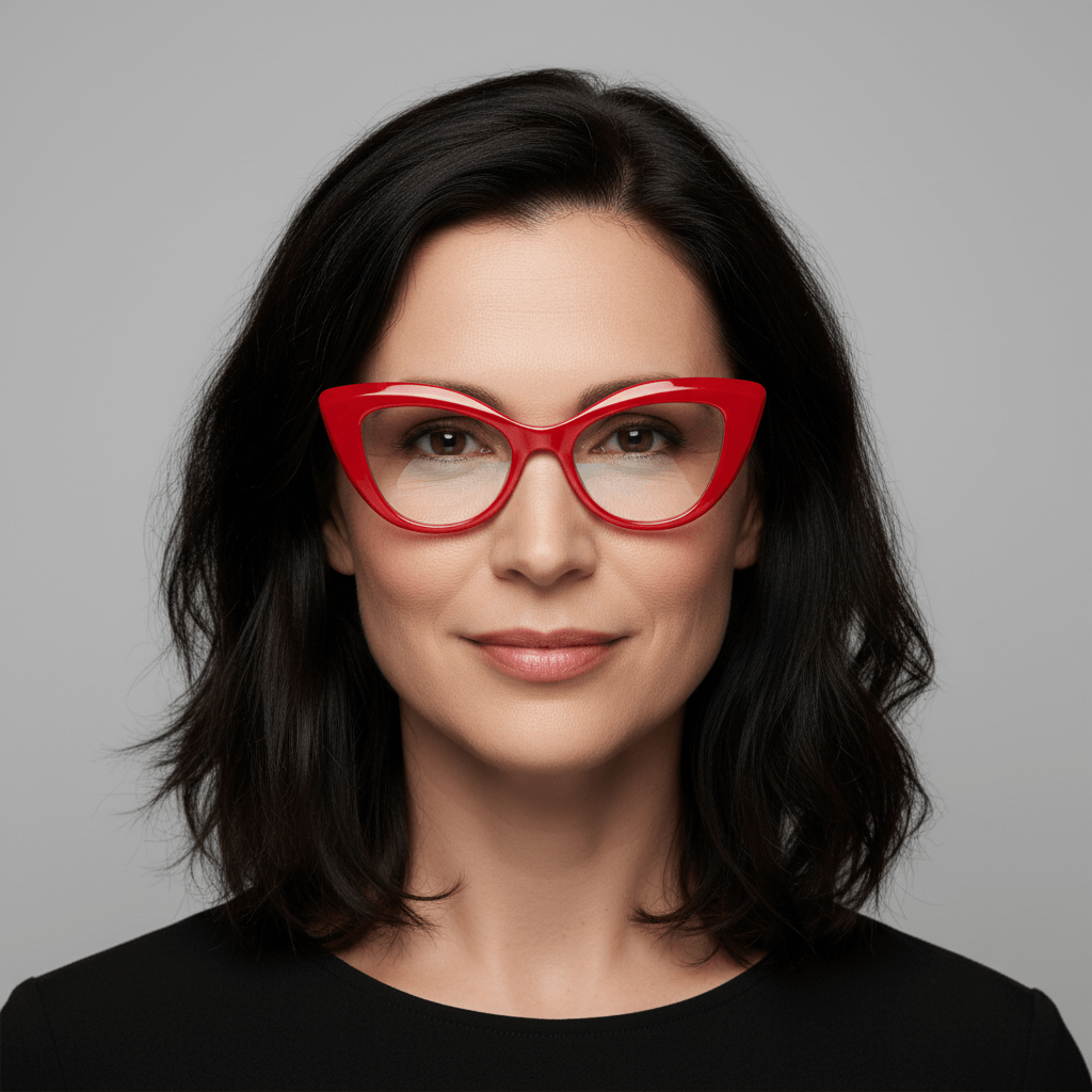 Packshot frontal Helsinki lentes pregraduados rojo clásico #color_rojo