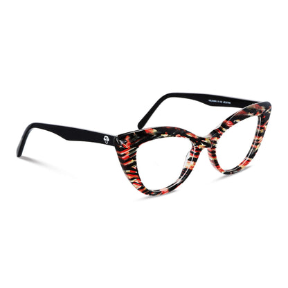 Diseño Helsinki lentes de lectura color mosaico jaspeado frontal hombre y mujer #color_mosaico
