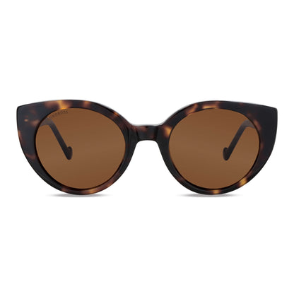 Hannover gafas polarizadas con acabado premium vista frontal carey #color_carey