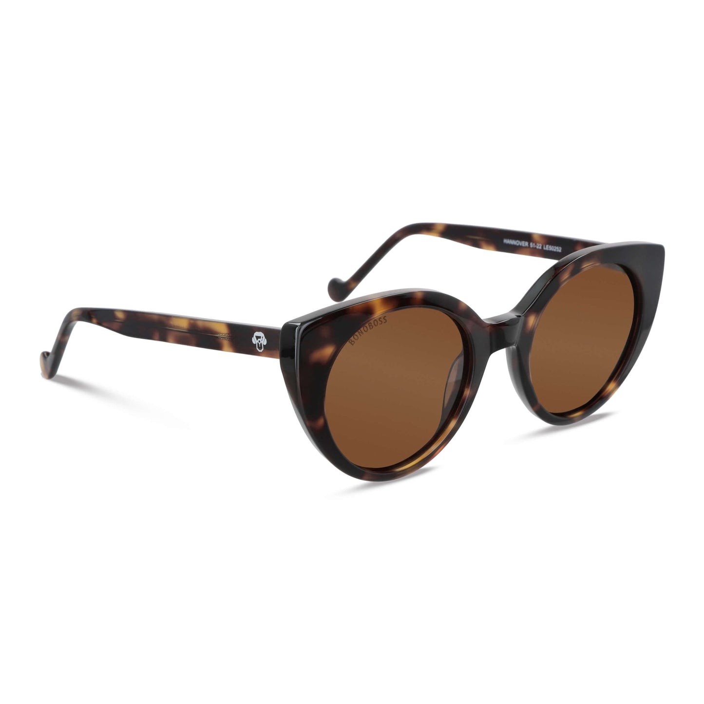 Hannover en carey tortoise lentes polarizados de frente patas de madera #color_carey