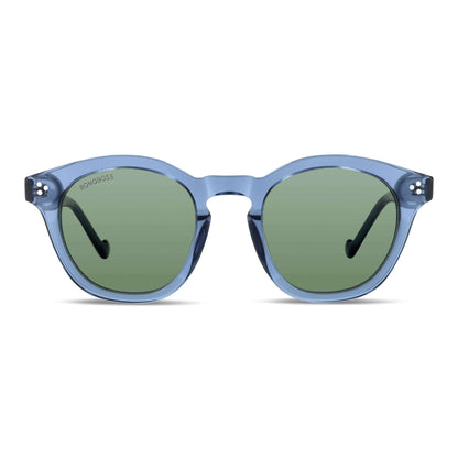 Lenga lentes polarizados hombre azul vista frontal #color_azul