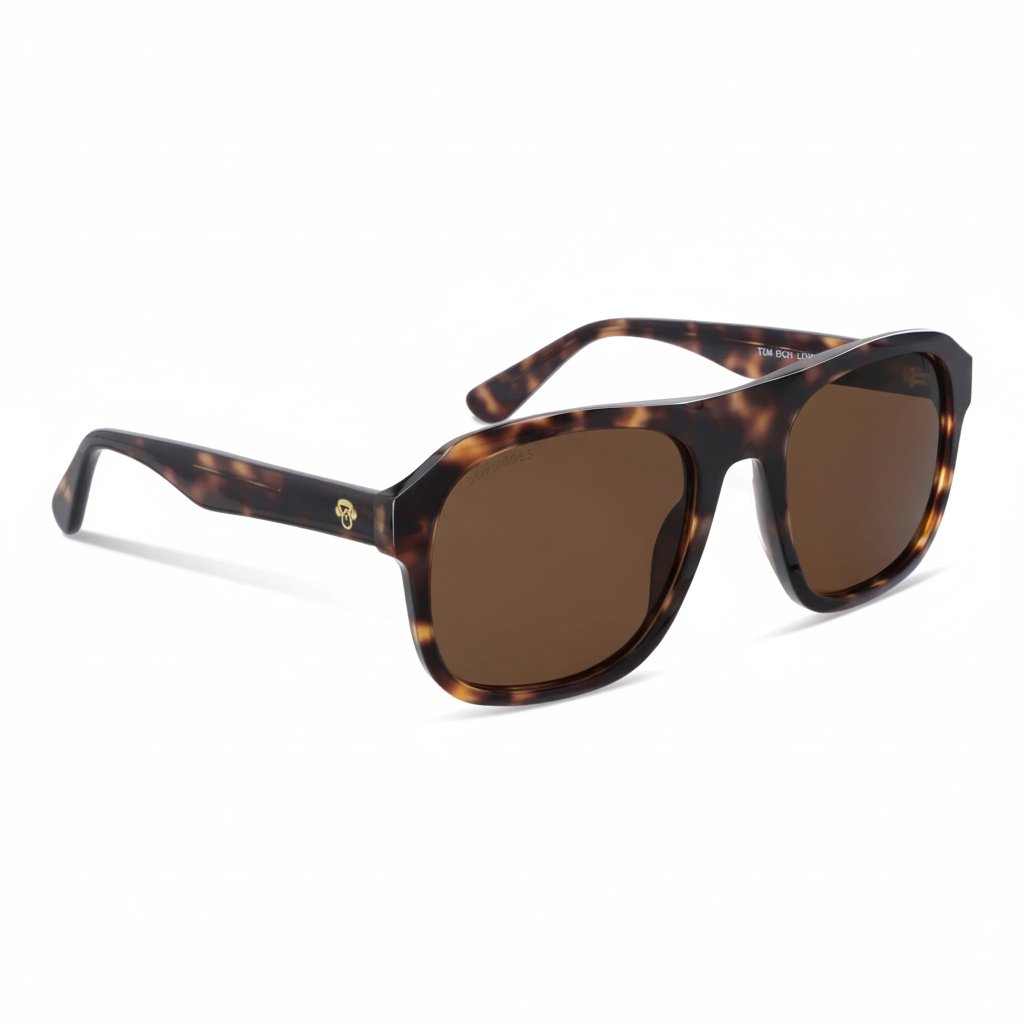 lentes de sol polarizados rectangulares oversized retro para hombre y mujer Bonoboss modelo Tom #color_carey