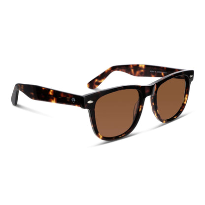 Acacia XL lentes graduados con acabado clásico vista frontal carey #color_carey