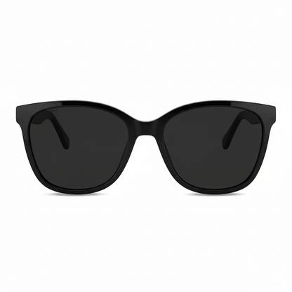 lentes de sol agatados de moda para mujer de cara redonda #color_negro