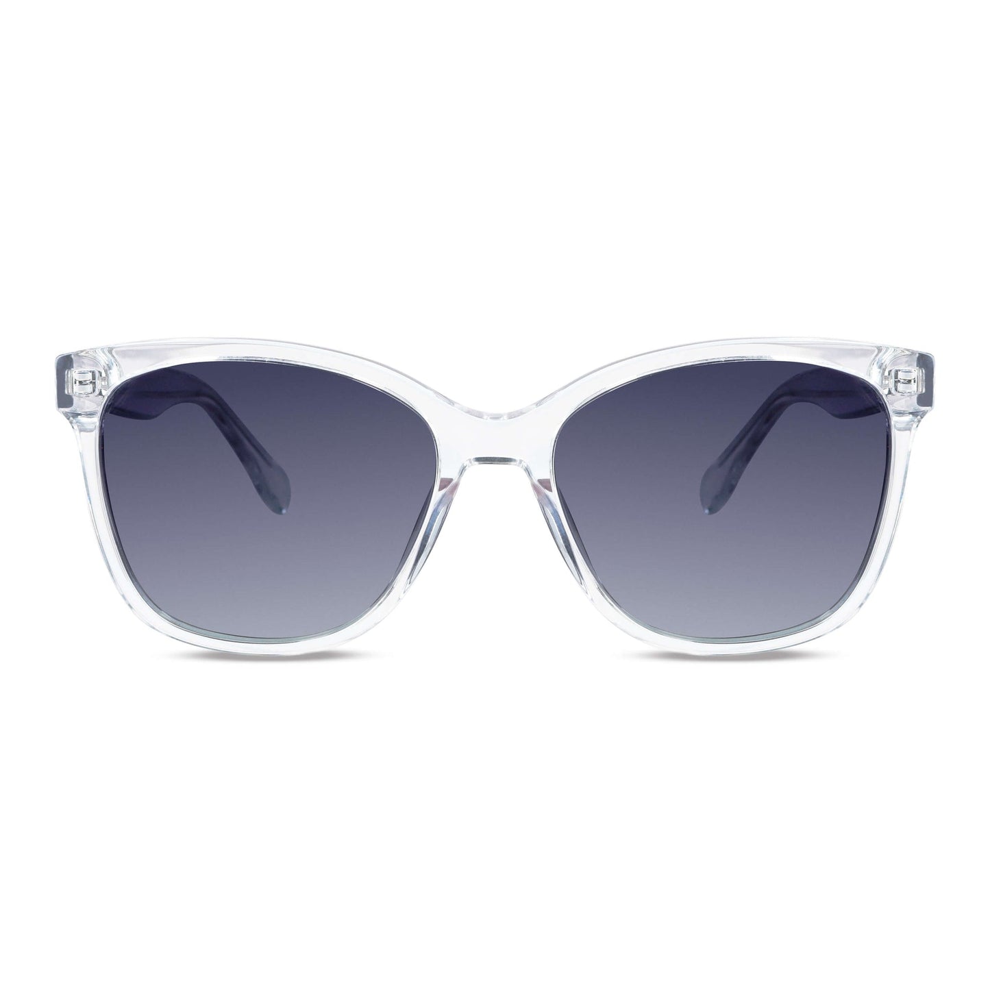 Tiare ❀ anteojos de sol transparente diseño frontal para mujer #color_transparente