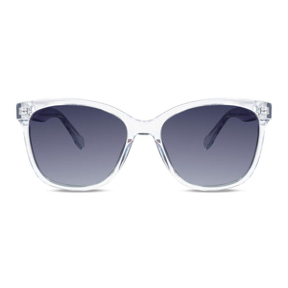 Tiare ❀ anteojos de sol transparente diseño frontal para mujer #color_transparente