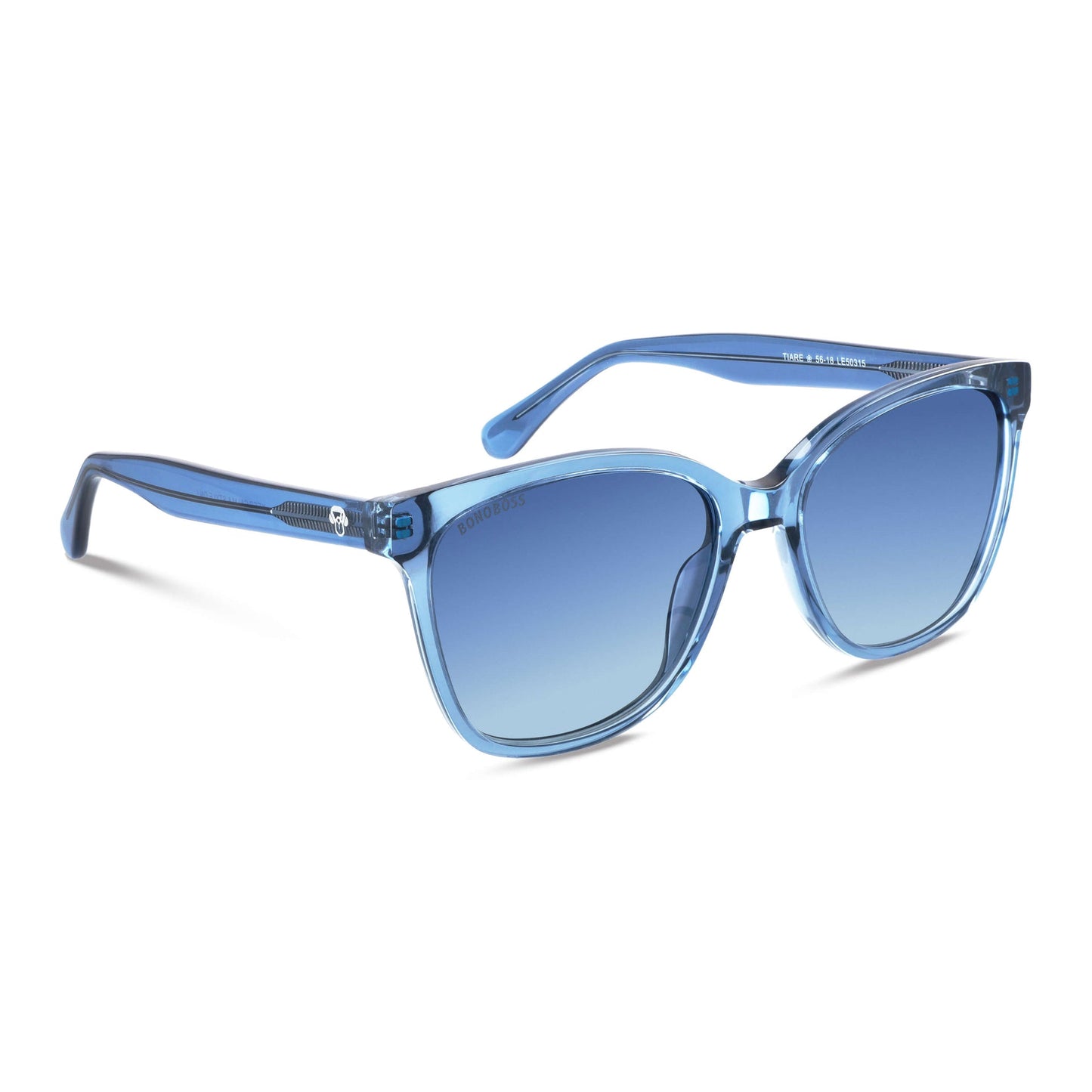 Tiare ❀ gafas polarizadas azul diseño frontal para mujer #color_azul