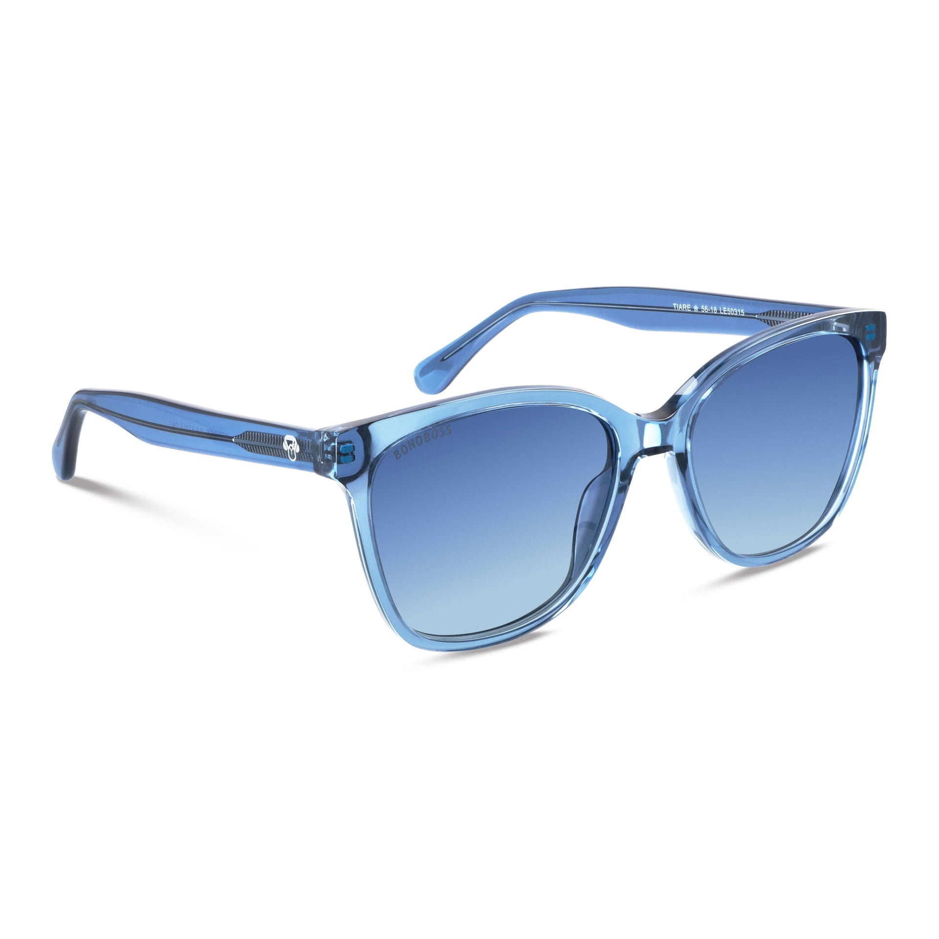 Tiare ❀ gafas polarizadas azul diseño frontal para mujer #color_azul