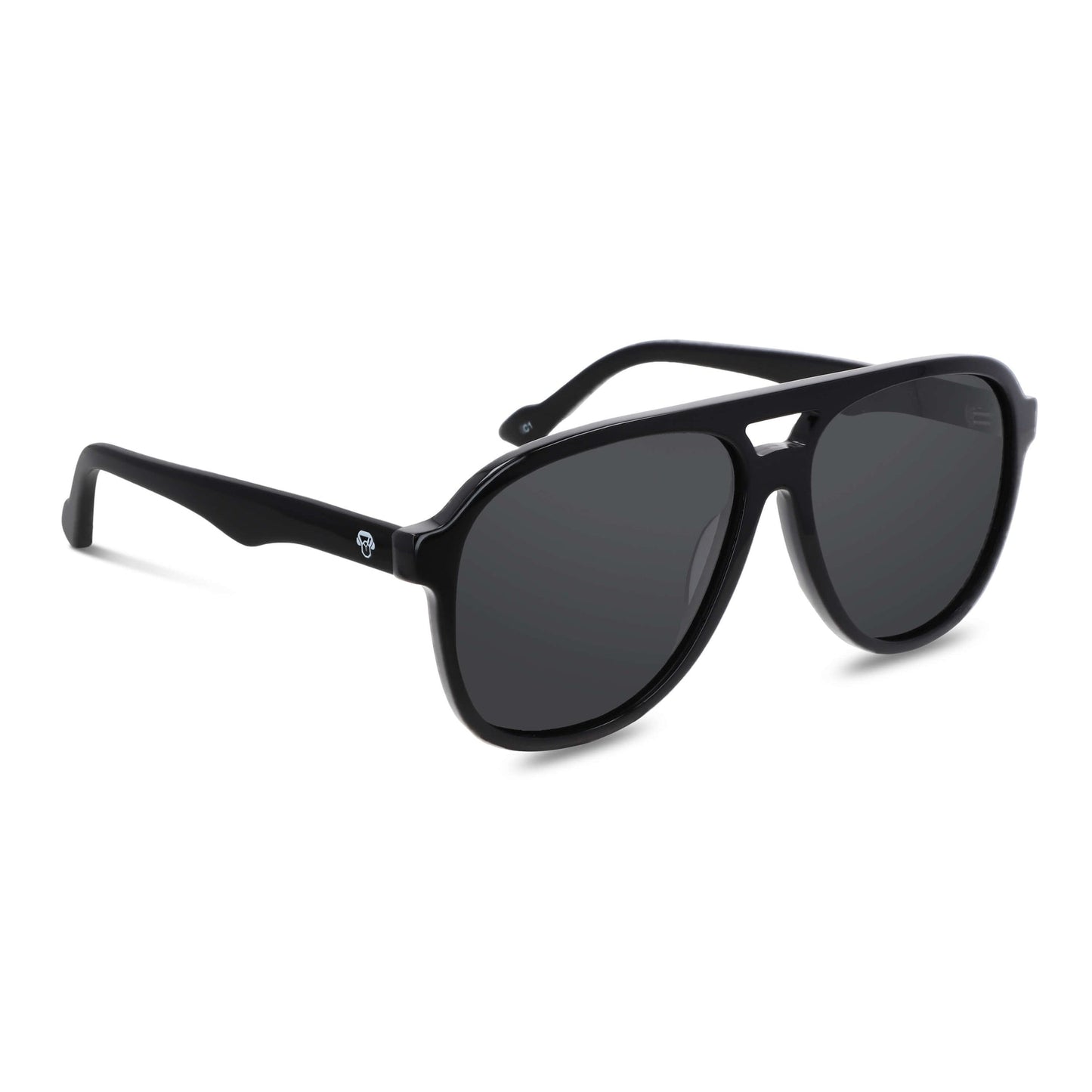 lentes anteojos de sol ovalados color negro cristal color negro para hombre y mujer #color_negro
