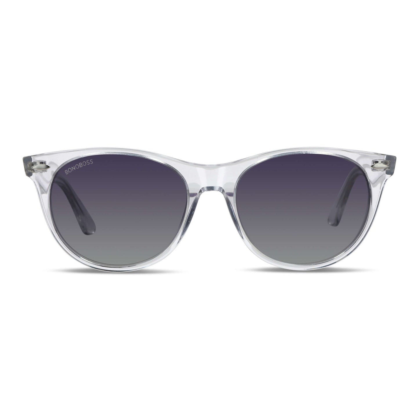 lentes de sol ovalados polarizados de acetato  para hombre y mujer color #color_transparente