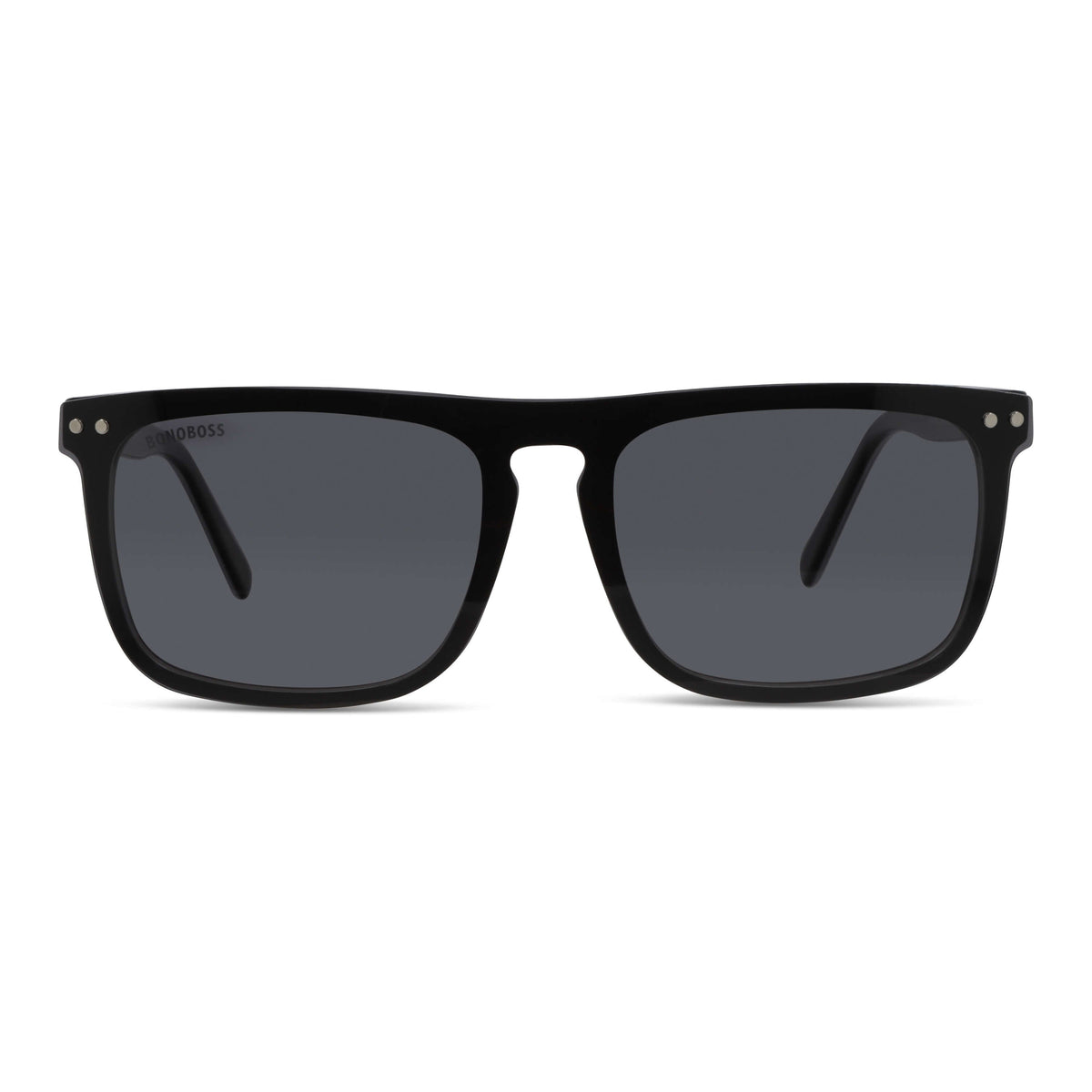 Vista frontal Lautaro Clip Sol lentes ópticos clip on color tono burdeo #color_burdeo
