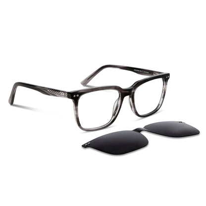 Lentes ópticos Selknam Clip Sol Gris #color_gris