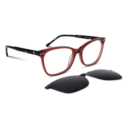 Lentes ópticos Demi Clip Sol Red #color_rojo