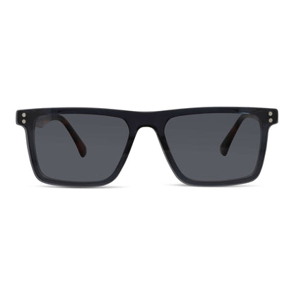 Atlas lentes de sol celeste carey vista angulada 3/4 para hombre y mujer #color_azul