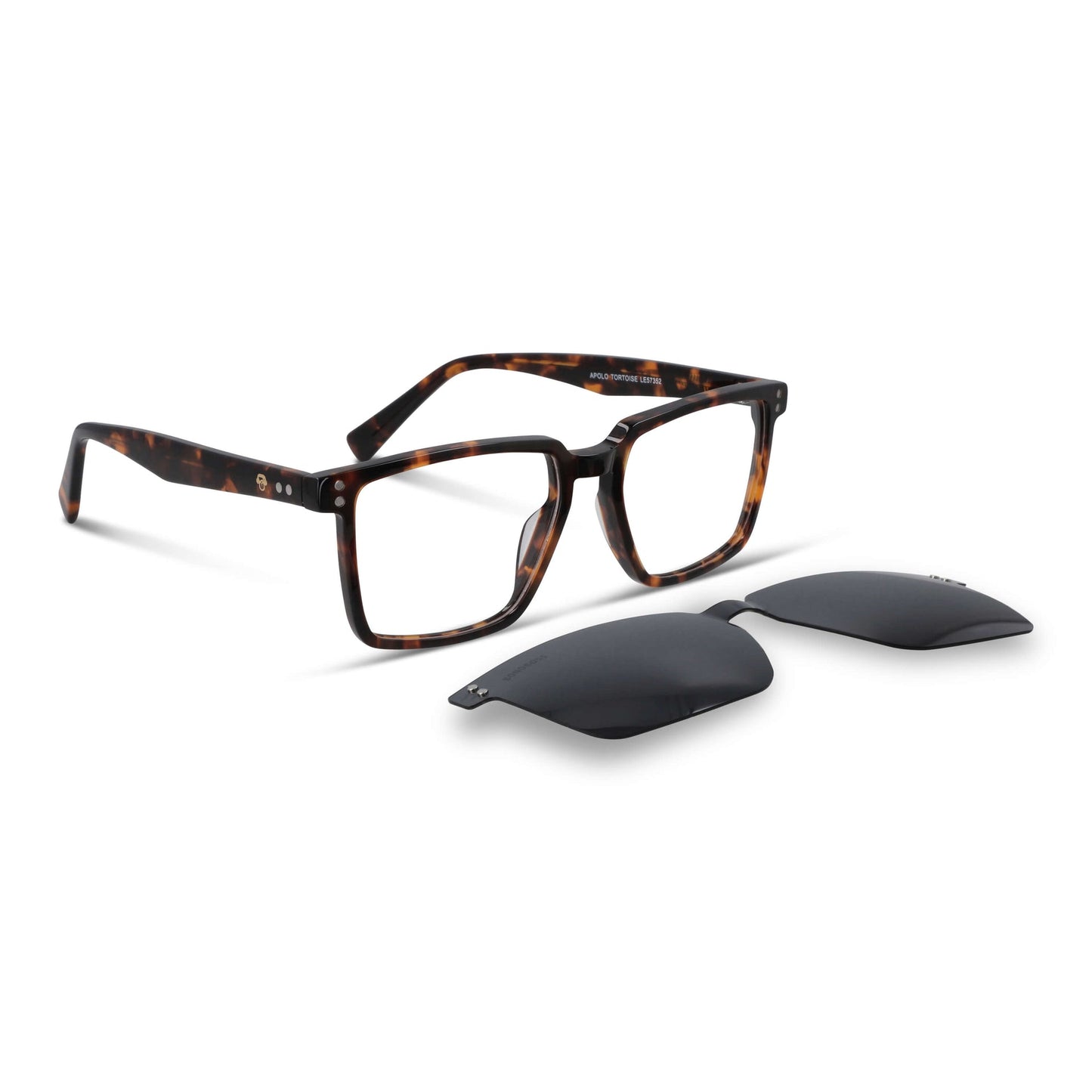 Apolo lentes ópticos carey tortoise vista frontal diseño universal #color_carey