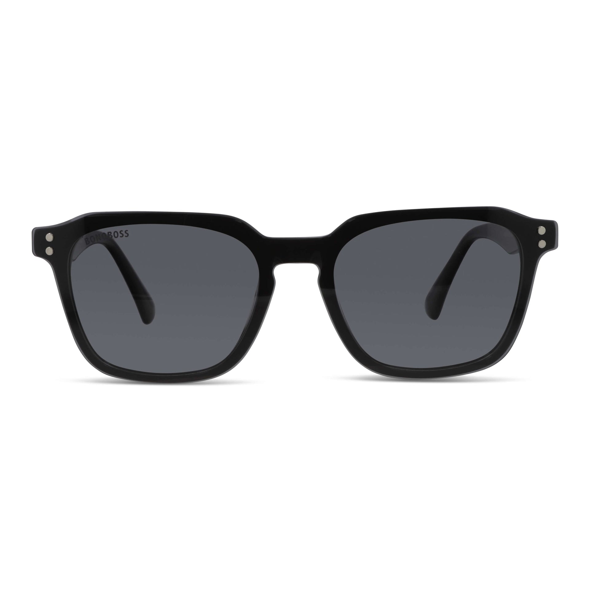 Vista frontal de Vulcano gafas ópticos color negro para mujer #color_negro