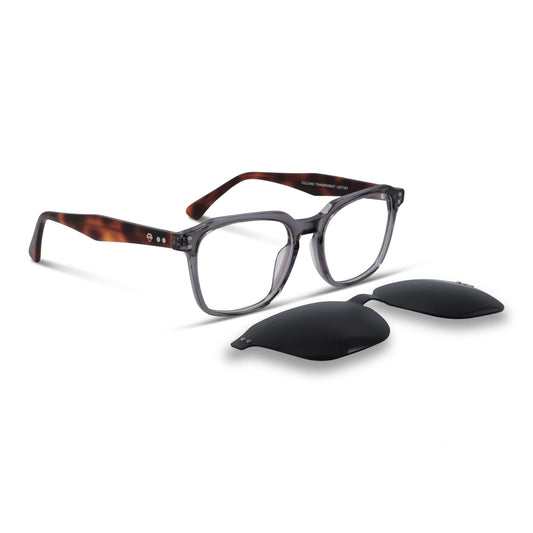 Vulcano lentes ópticos transparente vista frontal para mujer #color_transparente