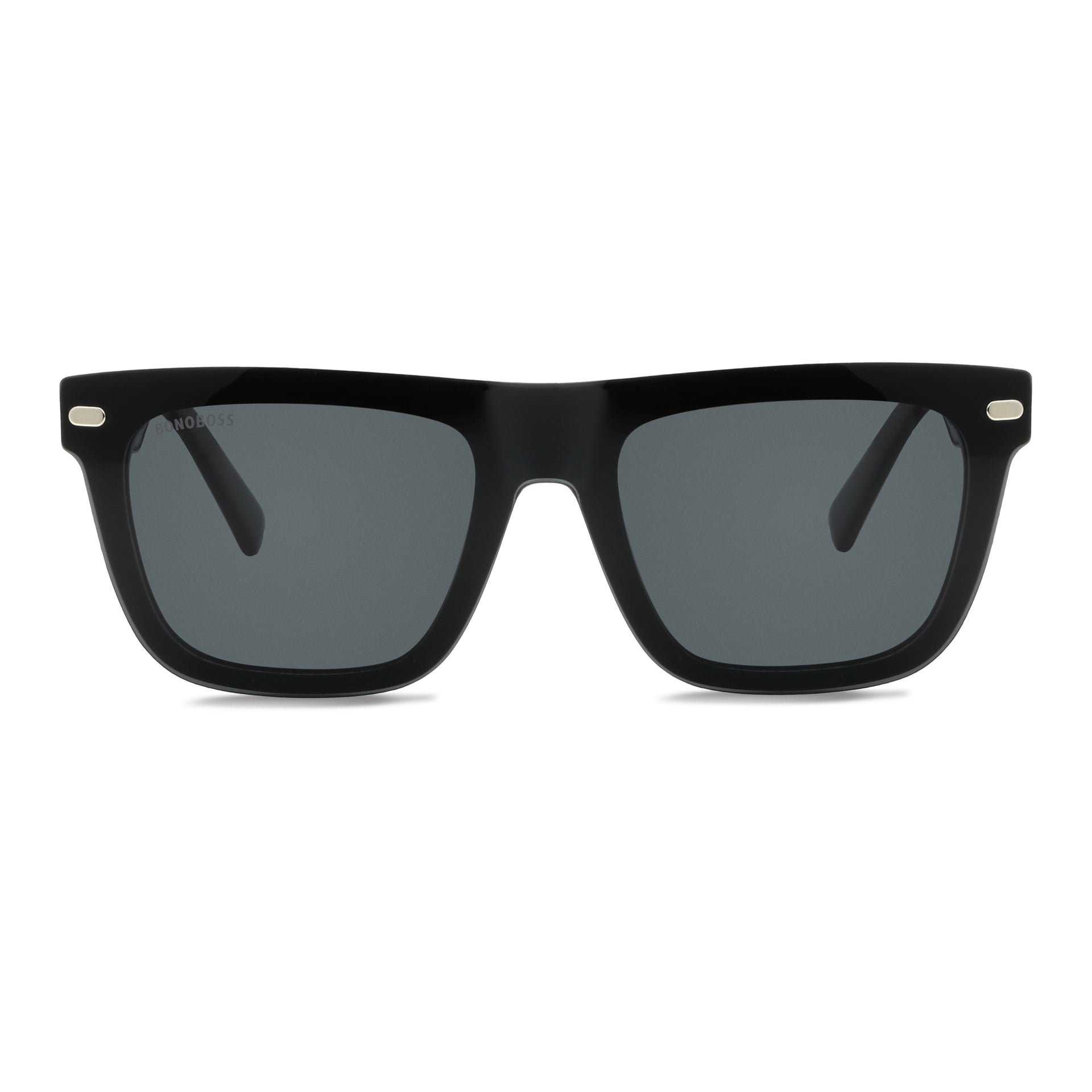 anteojos gafas opticas lentes armazones clip sol polarizado plastico acetato sustentable reciclado xl extra grande con receta moda hombre mujer cara redonda grande #color_negro