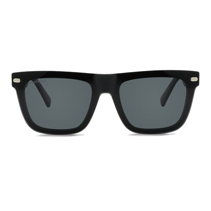 anteojos gafas opticas lentes armazones clip sol polarizado plastico acetato sustentable reciclado xl extra grande con receta moda hombre mujer cara redonda grande #color_negro