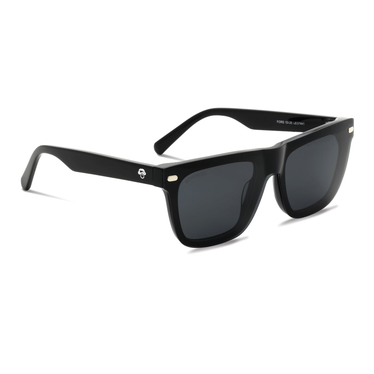 Ford en negro lentes ópticos y de sol magnéticos de frente diseño intercambiable #color_negro