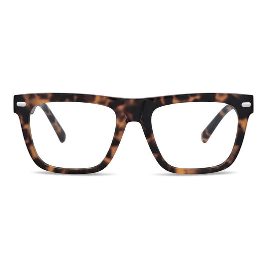 Vista frontal Ford lentes ópticos clip on color carey #color_carey