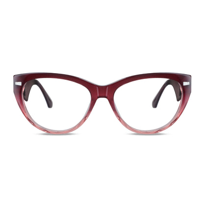 lentes opticos color rojo agatados para mujer de cara redonda gorda grande con clip de sol polarizado y receta optica #color_rojo